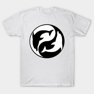 Yin Yang Dolphins T-Shirt